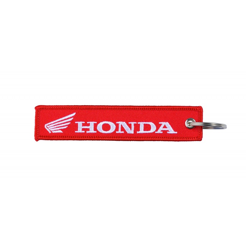 233-0601011 : Racing HONDA Fabric Keychain Honda Sportswear officiel