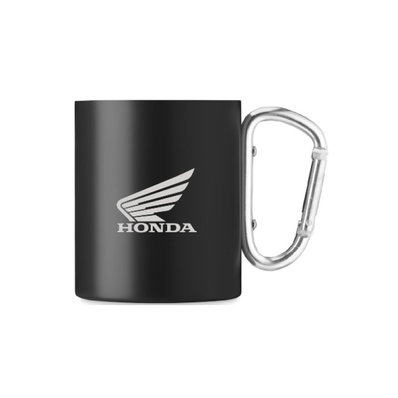 H.1MUGINOX-WEB : Kubek ze stali nierdzewnej z karabińczykiem HONDA Honda Sportswear officiel