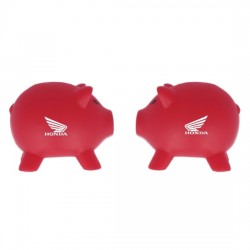 Rote Honda Sparschwein