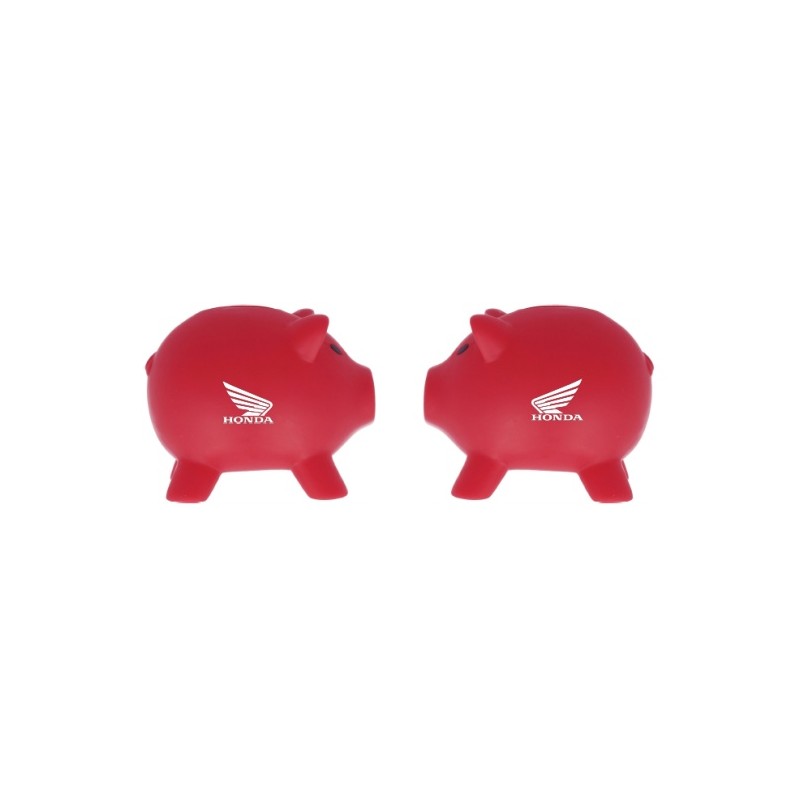 H.1TIRELIRE-WEB : Salvadanaio maialino rosso HONDA Honda Sportswear officiel