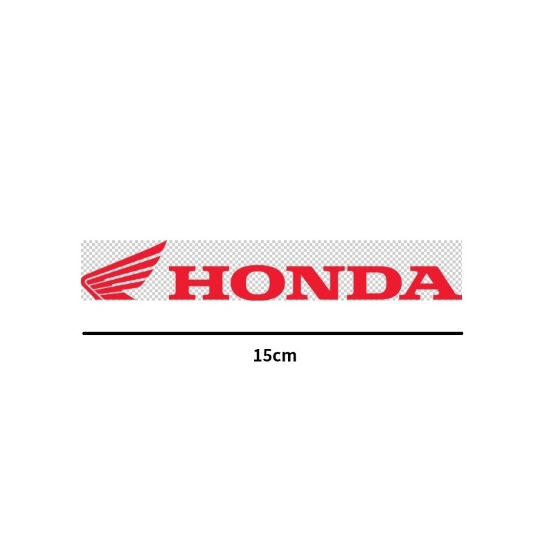 H.1STICKERAILE15CM-WEB : HONDA Long Sticker Honda Sportswear officiel