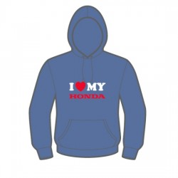 H.1SWEATLOV-WEB : Bluza z kapturem I Love My Honda Honda Sportswear officiel