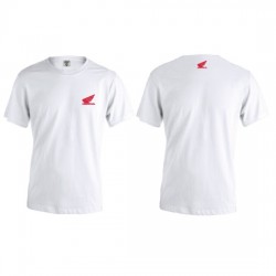 H.1TSHIRTBLANC-WEB : T-shirt branco HONDA Honda Sportswear officiel