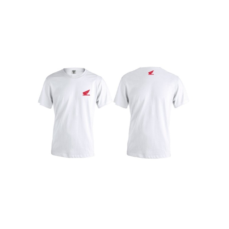 H.1TSHIRTBLANC-WEB : White HONDA T-shirt Honda Sportswear officiel