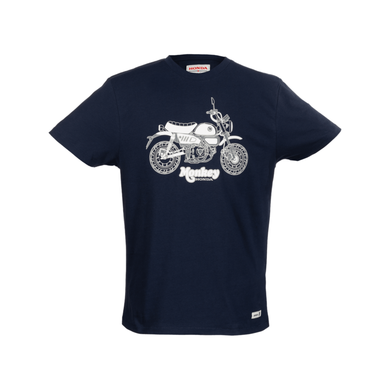 08AUD-TEE-012 : T-shirt Tribute Monkey HONDA Honda Sportswear officiel